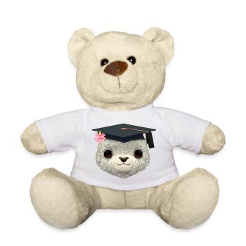 Certificat de fin d’études en alpaga - Nounours - blanc - Devant