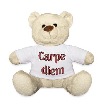 Carpe diem - Nounours - blanc - Devant