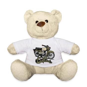 Habicht SR 4-4 (grün) // Illustration - Teddy - Weiß - Vorne