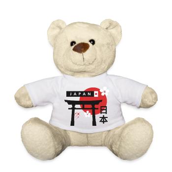 Japan - Teddy Bear - white - Front