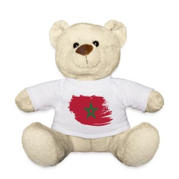maroc - Morocco - Al maghreb - Nounours - blanc - Devant
