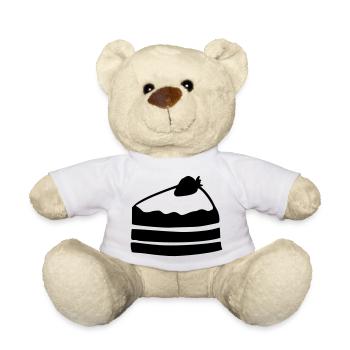 Piece of cake - Teddy Bear - white - Front