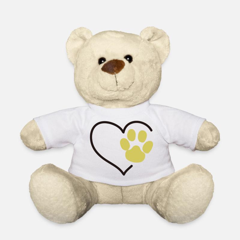 Love paws - Teddy Bear - white