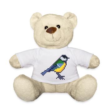Vogel - Teddy - Weiß - Vorne