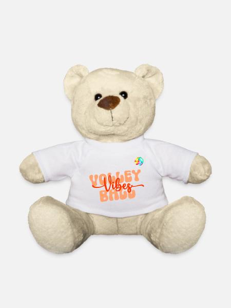 Volleyball Vibes Gute Laune Motiv - Teddy - Weiß