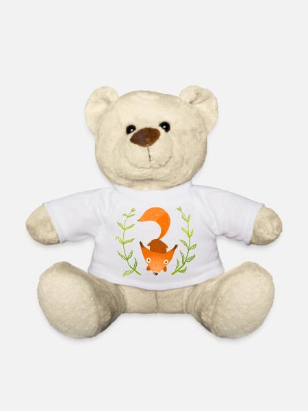Wildtiere - Teddy - Weiß