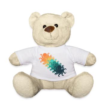 Vintage-Oktopus - Teddy - Weiß - Vorne