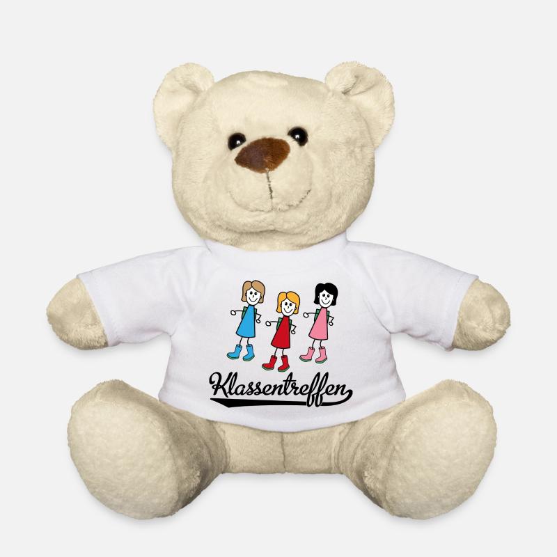 Lustiges Klassentreffen - Teddy - Weiß