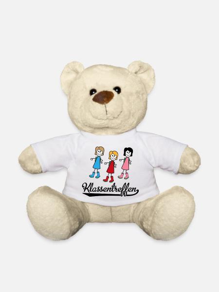 Lustiges Klassentreffen - Teddy - Weiß