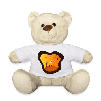 Halloween - Teddy Bear - white - Front