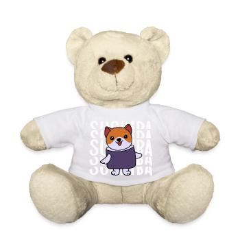 Shiba Inu Chien Sushi Japon Akita I Cadeau - Nounours - blanc - Devant
