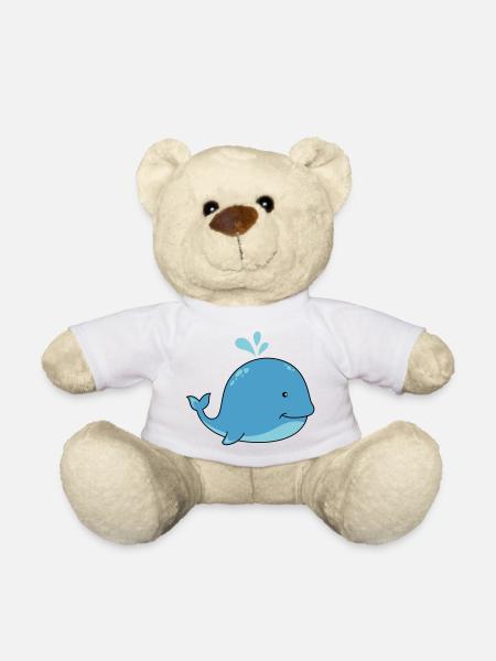 süsser wal - Teddy - Weiß