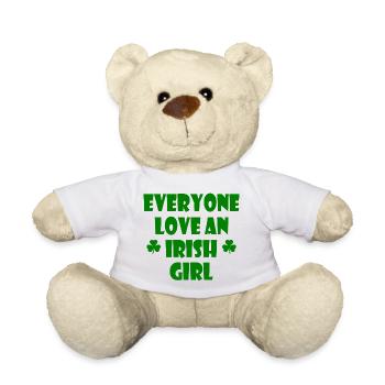 everyone loves an irish girl - Nounours - blanc - Devant