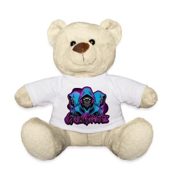 Crazygamerz - Teddy Bear - white - Front