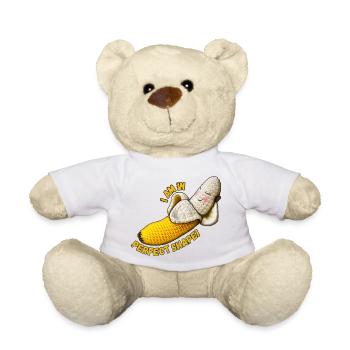 Banana - I am in perfect shape! - Teddy Bear - white - Front