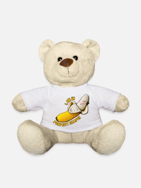 Banana - I am in perfect shape! - Teddy - Weiß