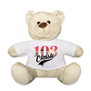 Jahrgang 103. Jubiläum - Teddy - Weiß - Vorne