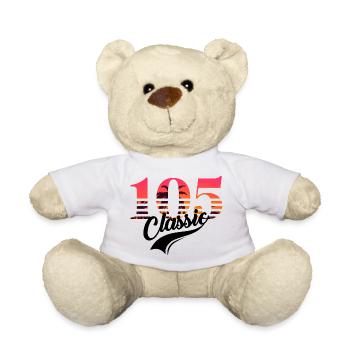 Vintage 105th Anniversary - Teddy Bear - white - Front