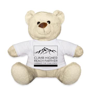 Kletterer Bergklettern Berg Klettern Bergsteigen - Teddy - Weiß - Vorne