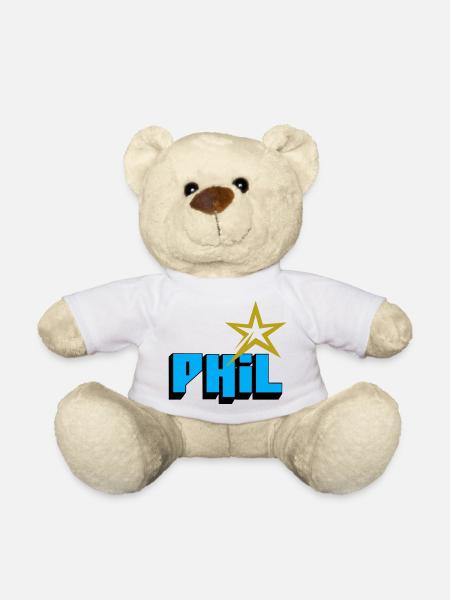 Phil - Teddy Bear - white
