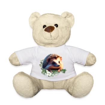 Chemise Hérisson et Accessoires - Hedgehog Design - Nounours - blanc - Devant