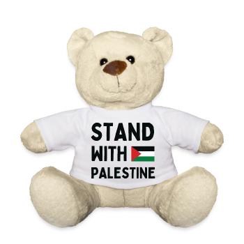 Stand With Palestine - Nounours - blanc - Devant