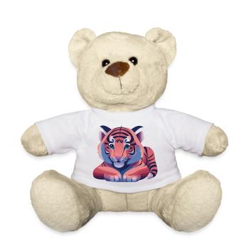 Tiger Cub (Collection d’animaux rêveurs) - Nounours - blanc - Devant