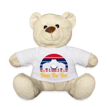 Laos Laotien éléphant Laotien Lao je cadeau - Nounours - blanc - Devant