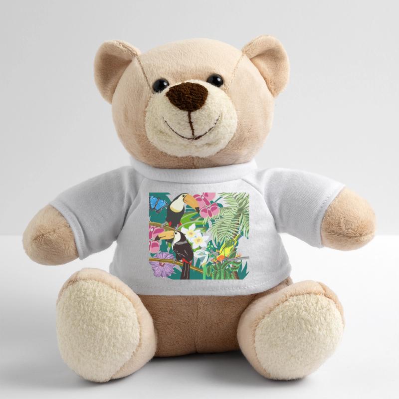 Dschungelbild mit Tukane Teddy