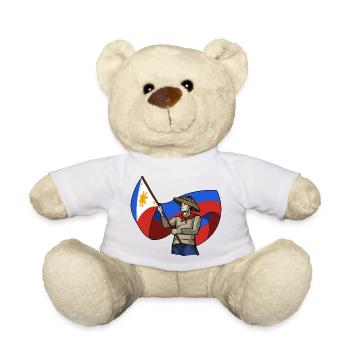Philippines Filipino Flag Pride I Gift - Teddy Bear - white - Front