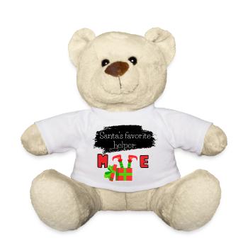 Santa's favorite helper: me - Teddy Bear - white - Front