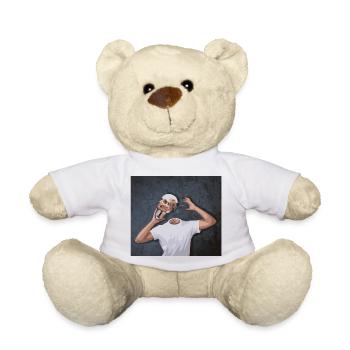 Crâne à la main - Nounours - blanc - Devant
