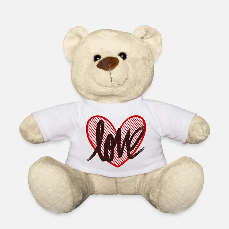 Love - Teddy - Weiß