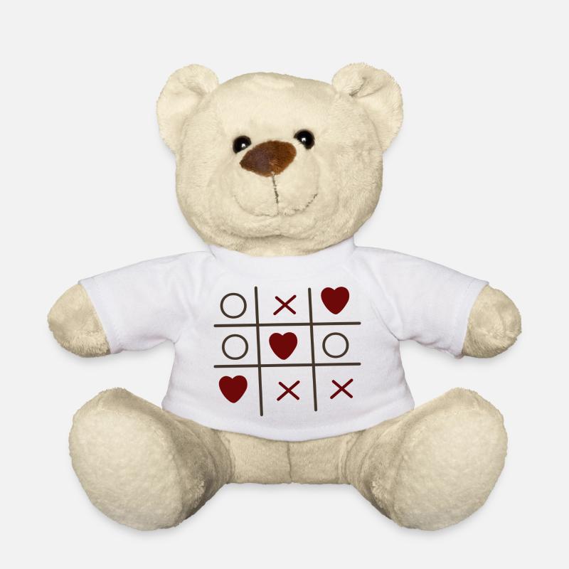 Cool Valentine s Day Heart - Teddy - Weiß