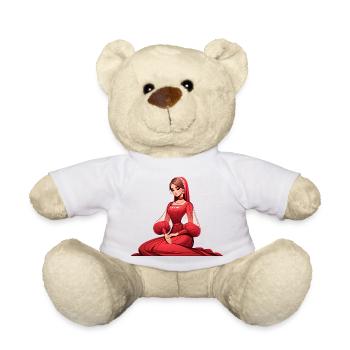 Ded Moroz Snegurotschka russischer Weihnachtsmann - Teddy - Weiß - Vorne