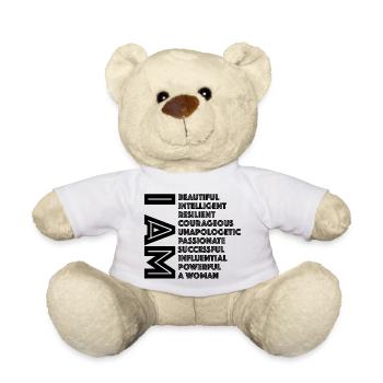 I'm a Woman | funny sayings, sarcasm - Teddy Bear - white - Front