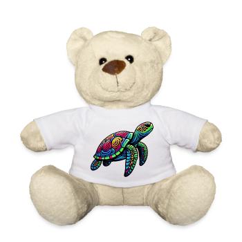 Sea turtle - Teddy Bear - white - Front