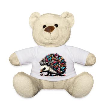 Hérisson - Nounours - blanc - Devant