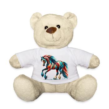 Horse - Teddy Bear - white - Front