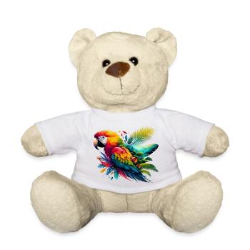 Perroquet - Nounours - blanc - Devant