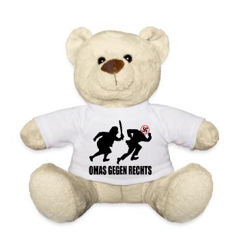 Omas gegen rechts - Teddy - Weiß - Vorne