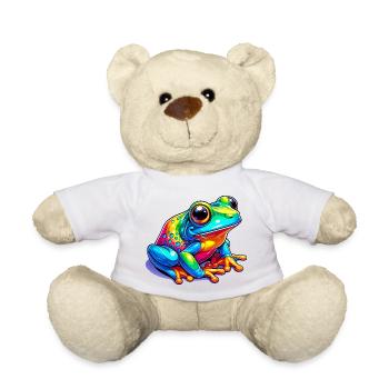 Frog - Teddy Bear - white - Front