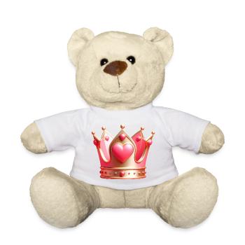 The King of love - Teddy Bear - white - Front
