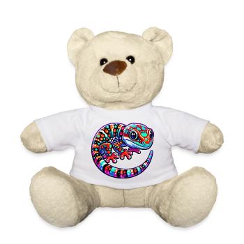 Gecko - Teddy Bear - white - Front