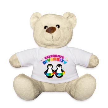Célébrez la diversité - Nounours - blanc - Devant