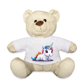Bébé licorne - Nounours - blanc - Devant