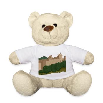Castle on the hill - Teddy Bear - white - Front