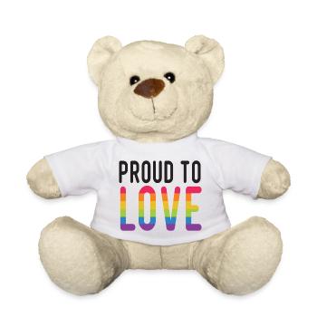 LGBT Pride Month - Stolz zu lieben - Teddy - Weiß - Vorne