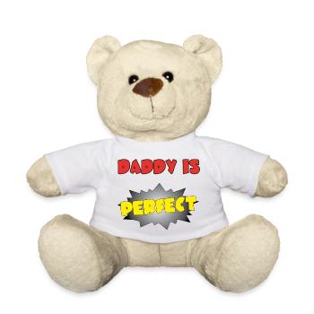 PAPA IST PERFEKT - Teddy - Weiß - Vorne