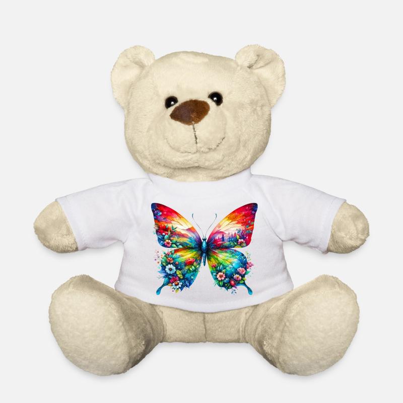Papillon - Nounours - blanc
